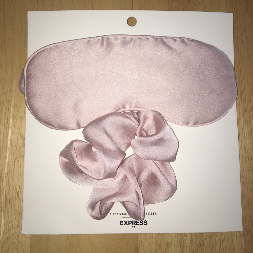 NWT Express Sleep Mask & Ponytail Holder